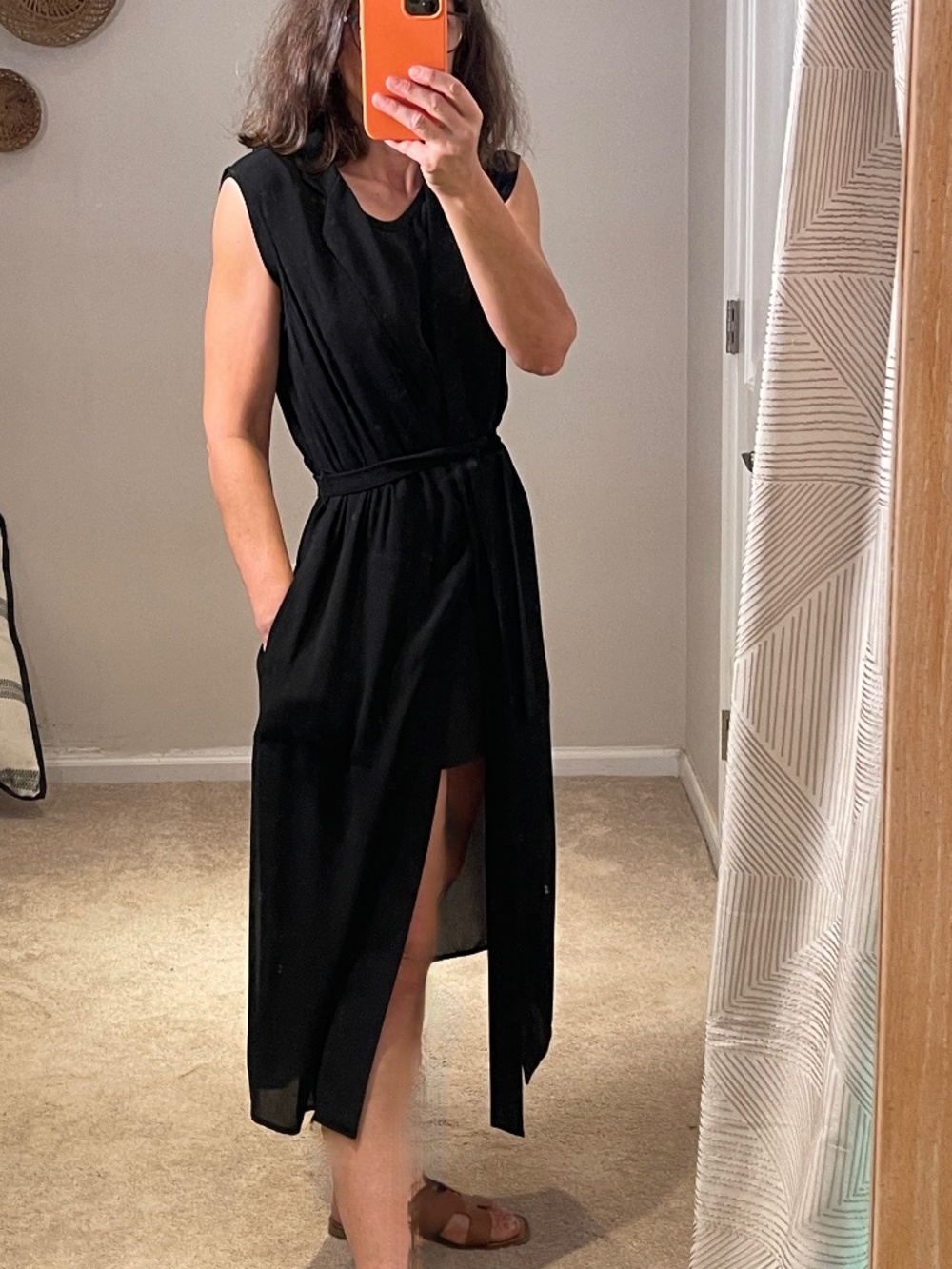 Per Se Carlisle cover dress black women size 2